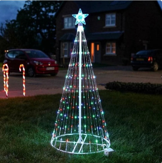 Multi color led christmas tree