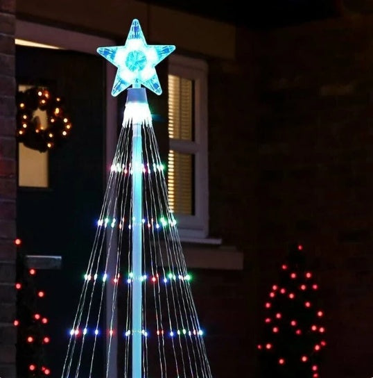 Multi color led christmas tree